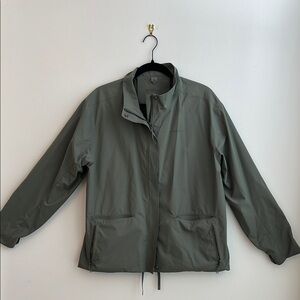 REI Out In It Gore-Tex Jacket - L - Sage Grey